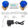 Комплект защиты от протечек KIT-QT0702-DN15 на 1/2" с проводными датчиками протечки 6 метров, блоком управления