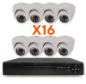 Комплект видеонаблюдения AHD 2Мп KIT-A216HD 16 камер для помещения
