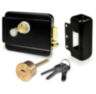 Система СКУД KIT-S601EM-WP-B на 1 дверь, кодовая панель со считывателем RFID 125кГц EM-Marine, замок черный, НЗ тип