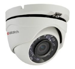 Видеокамера HD-TVI HiWatch DS-T103 купольная, 1/4", 1Мп, 2,8/3,6/6 мм, 0.1 Лк, ИК-20м, 25 к/с