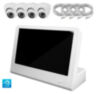 Комплект видеонаблюдения IP Ps-Link KIT-A204IP-POE-LCD / 2Мп / 4 камеры / монитор
