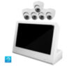 Комплект видеонаблюдения IP Ps-Link KIT-A205IP-POE-LCD / 2Мп / 5 камер / монитор