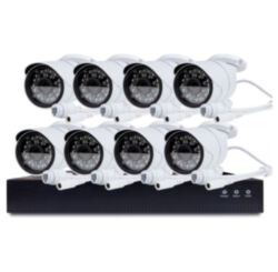 Готовый комплект IP видеонаблюдения на 8 уличных 5Mp камер PST IPK08CF-POE
