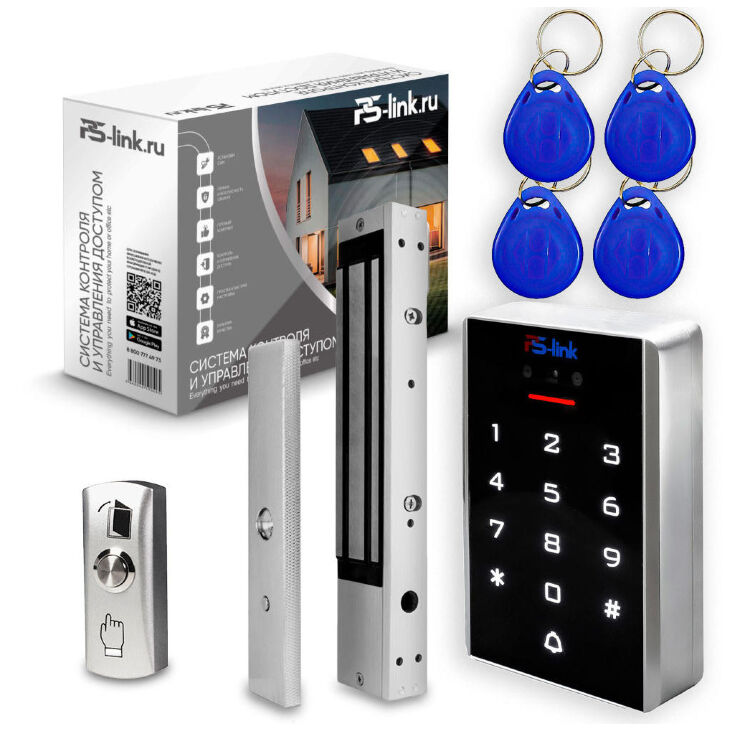 Комплект СКУД KIT-3D01EM-WP-W-280 распознавание лиц, RFID, WIFI
