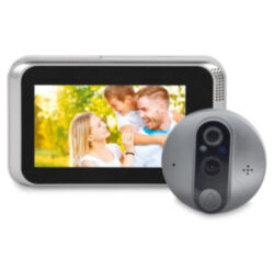 Видеоглазок для входной двери WIFI  PDV-20 Black