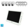 Комплект видеонаблюдения IP Ps-Link KIT-A504IP-POE-LCD / 5Мп / 4 камеры / монитор