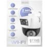 Камера видеонаблюдения WIFI 2Мп Ps-Link PS-WPG20 / 2 объектива / LED / поворотная