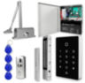 Система СКУД KIT-T12EM-280UPS с доводчиком 65, блоком резервного питания, 7Ач, сенсорная панель