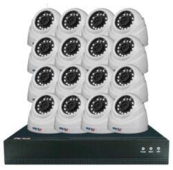 Комплект видеонаблюдения IP 2Мп  KIT-A216IP-POE 16 камер с ночной съемкой для помещения, с датчиком движения, питание PoE
