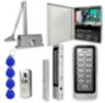 Система СКУД KIT-208C-280UPS с доводчиком 65, блоком резервного питания, 7Ач