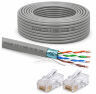 Кабель витая пара FTP4 cat.5E CCA 100 метров FTP-CCA100