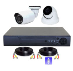 Комплект видеонаблюдения AHD 8Мп PST K02BXM 2 камеры 1 микрофон