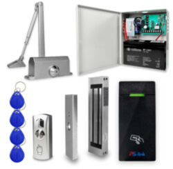Система СКУД Ps-Link KIT-M010EM-180UPS с блоком резервного питания и доводчиком