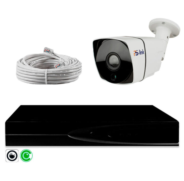 Комплект видеонаблюдения IP 5Мп KIT-C501POE-YE с облачным сервисом Ipeye, удалённым доступом для ПВЗ, дома, офиса