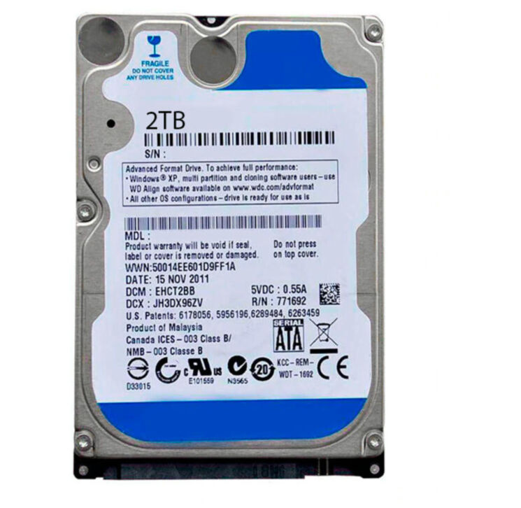 Жесткий диск 2.5" HDD 2Тб