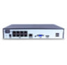 Комплект видеонаблюдения IP 2Мп KIT-A206IPM-POE 6 камер с микрофоном для помещения, питание PoE, ночная съёмка