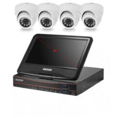 Готовый комплект 2Mp AHD видеонаблюдения для дачи, дома, офиса на 4 внутренние камеры PST AHD-K9104AH