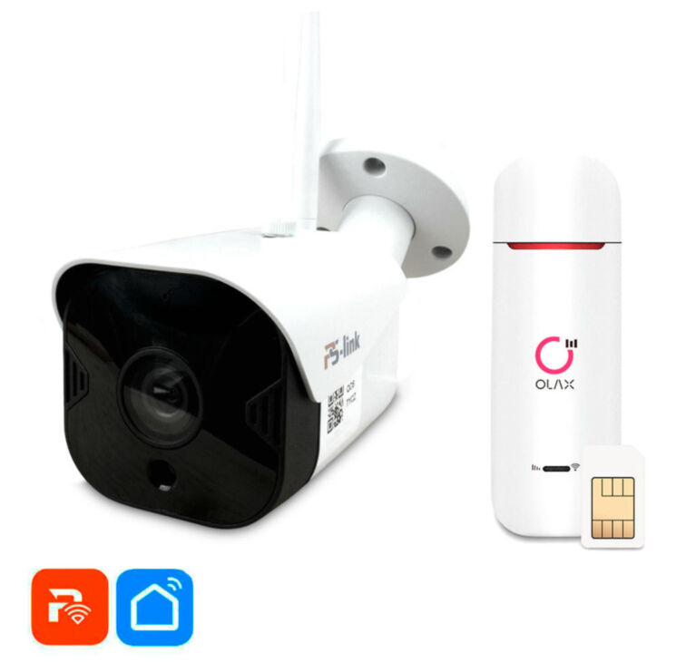 Комплект видеонаблюдения 4G Ps-Link KIT-TB201-4G / 2Мп / 1 камера