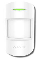 Датчик движения с микроволновым сенсором иммунитетом к животным Ajax MotionProtect Plus (white)