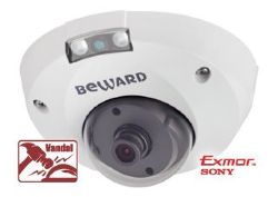 IP камера Beward B2710DMR уличная с микрофоном 2 МП, 2.8/3.6/6/8/12/16 мм, день/ночь, 25 кадр/с, 0,01 Лк, ИК-8 м