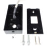 Система СКУД KIT-M010EM-WP-P-B на 1 дверь, черный электромеханический замок, 2 всепогодных считывателя RFID 125 кГц EM-Marine