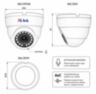 Комплект видеонаблюдения AHD 5Мп KIT-A502HD-MX