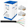 Кабель витая пара UTP4 cat.6 CU 80 метров UTP-CAT6-CU80-OUT уличный