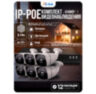 Комплект видеонаблюдения IP 5Мп KIT-С506IP-POE 6 камер с ночной съемкой для улицы, с датчиком движения, питание PoE
