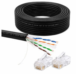 Кабель витая пара UTP4 cat.6 CU 90 метров UTP-CAT6-CU90-OUT уличный