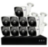 Комплект видеонаблюдения IP 5Мп KIT-С509IP-POE 9 камер с ночной съемкой для улицы, с датчиком движения, питание PoE