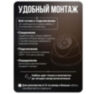 Комплект видеонаблюдения IP 2Мп KIT-A206IP-POE 6 камер с ночной съемкой для помещения, с датчиком движения, питание PoE