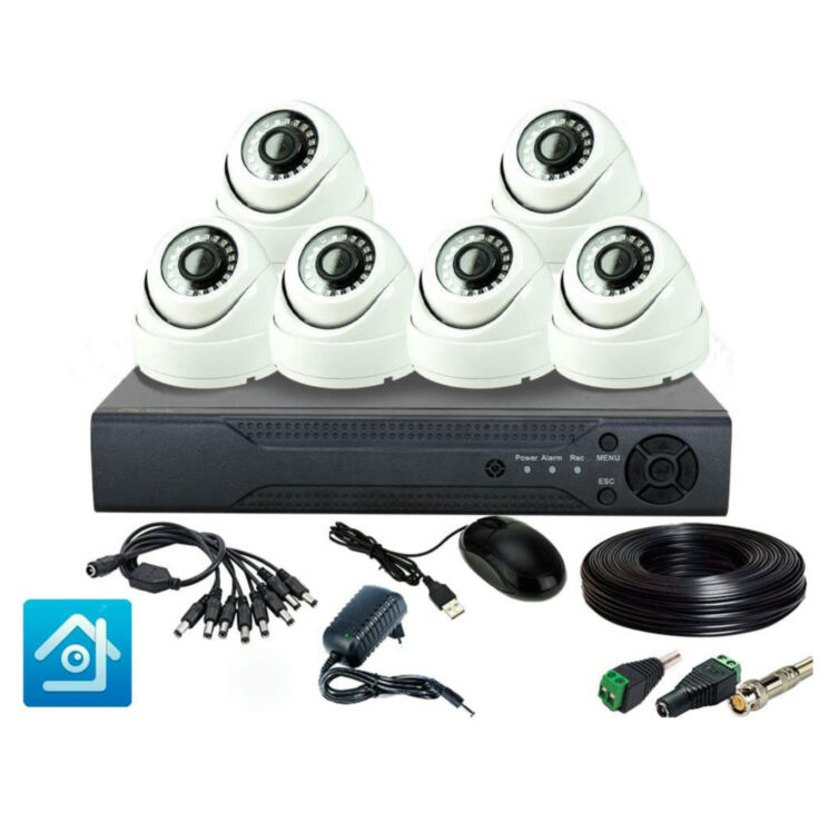 Комплект видеонаблюдения AHD 5Мп Ps-Link KIT-A506HD / 6 камер