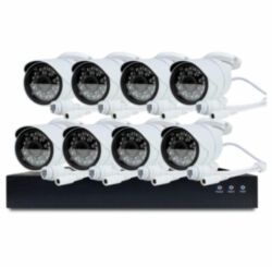 Комплект видеонаблюдения IP Ps-Link KIT-C508IP-POE / 5Мп / 8 камер / питание POE