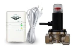 Система контроля утечки газа + CO с клапаном Sapsan GL-100A "Газ-Контроль + Клапан"