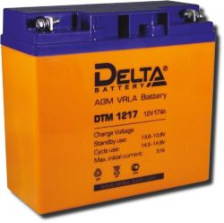 Аккумулятор 12В/17Ач Delta DTM 1217