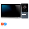 Комплект видеодомофона PS-i840TM IP 8", черный, умный, с WiFi и вызывной панелью