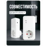 Датчик открытия геркон Simpal WDS-051-F V2 для розеток, сигнализации, радиочастота 433.92 МГц