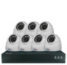 Комплект видеонаблюдения IP 2Мп KIT-A207IP-POE 7 камер с ночной съемкой для помещения, с датчиком движения, питание PoE