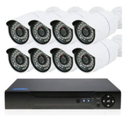 Готовый комплект IP видеонаблюдения c 8 уличными 2Mp камерами PST IPK08CH