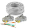 Кабель UTP4 cat.5E CU 60 метров Ps-Link UTP-CU60 с коннекторами RJ-45