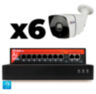 Комплект видеонаблюдения IP 5Мп KIT-C506IP-PL 6 камер для улицы, программный датчик движения, удаленный доступ, ночное видение