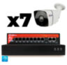 Комплект видеонаблюдения IP 5Мп KIT-C507IP-PL 7 камер для улицы, программный датчик движения, удаленный доступ, ночное видение
