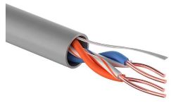 Кабель UTP 2PR 24AWG, CCA, CAT5e (бухта 305м)  PROCONNECT