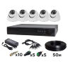Комплект видеонаблюдения AHD 2Мп KIT-A205HD 5 камер для помещения